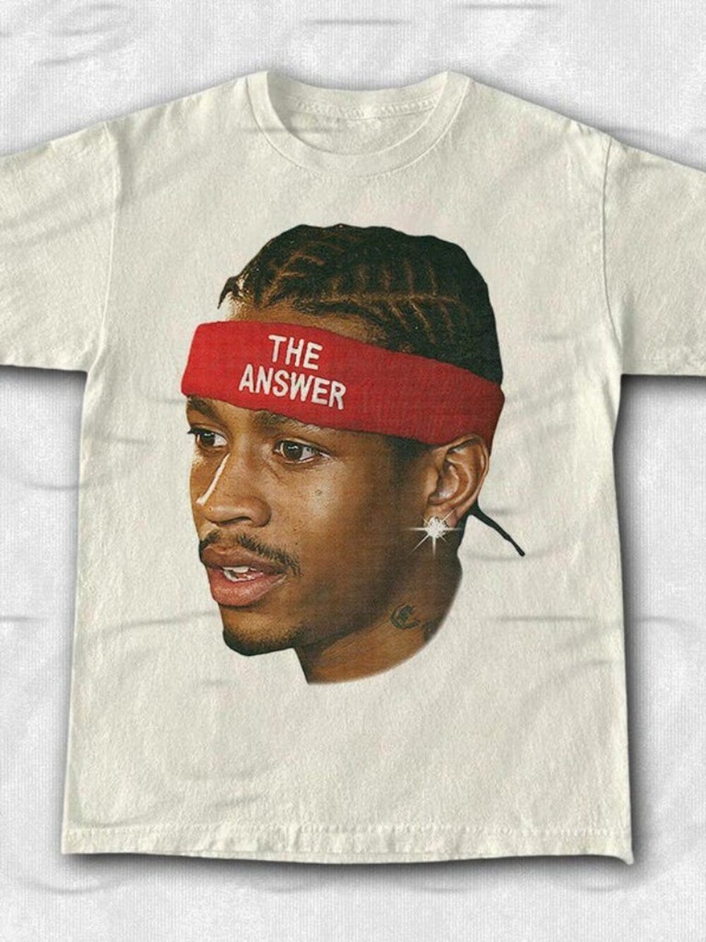 Allen Iverson Vintage T-Shirt, Basketball Legend Graphic Tee